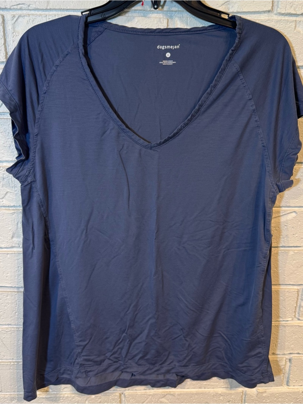 Dagsmejan Blue Nattcool Sleep Tech Pajama Shirt Womens XL